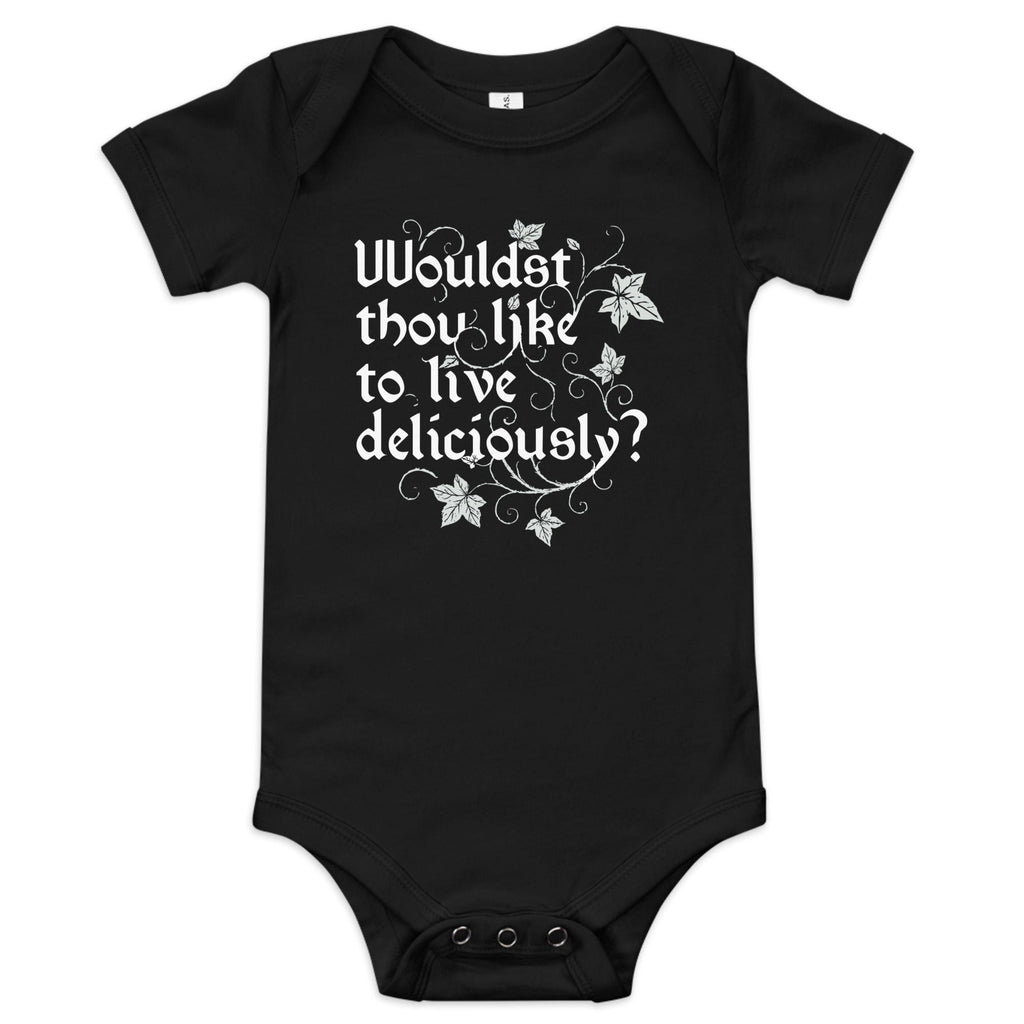 Wouldst Thou Like To Live Deliciously? Kid's Onesie