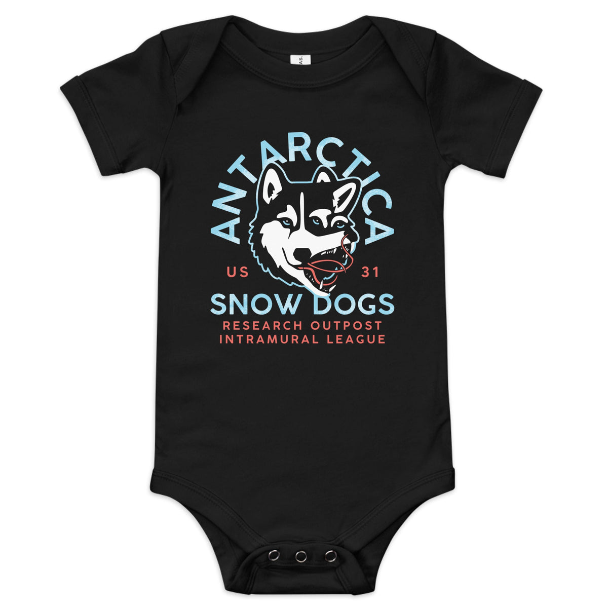 Antarctica Snow Dogs Kid's Onesie