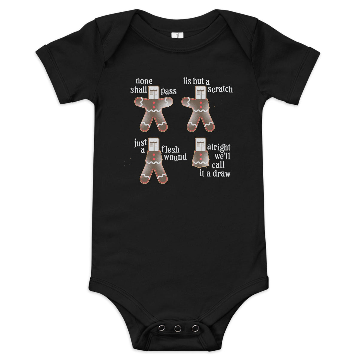 Alright We'll Call It A Draw Gingerbread Kid's Onesie