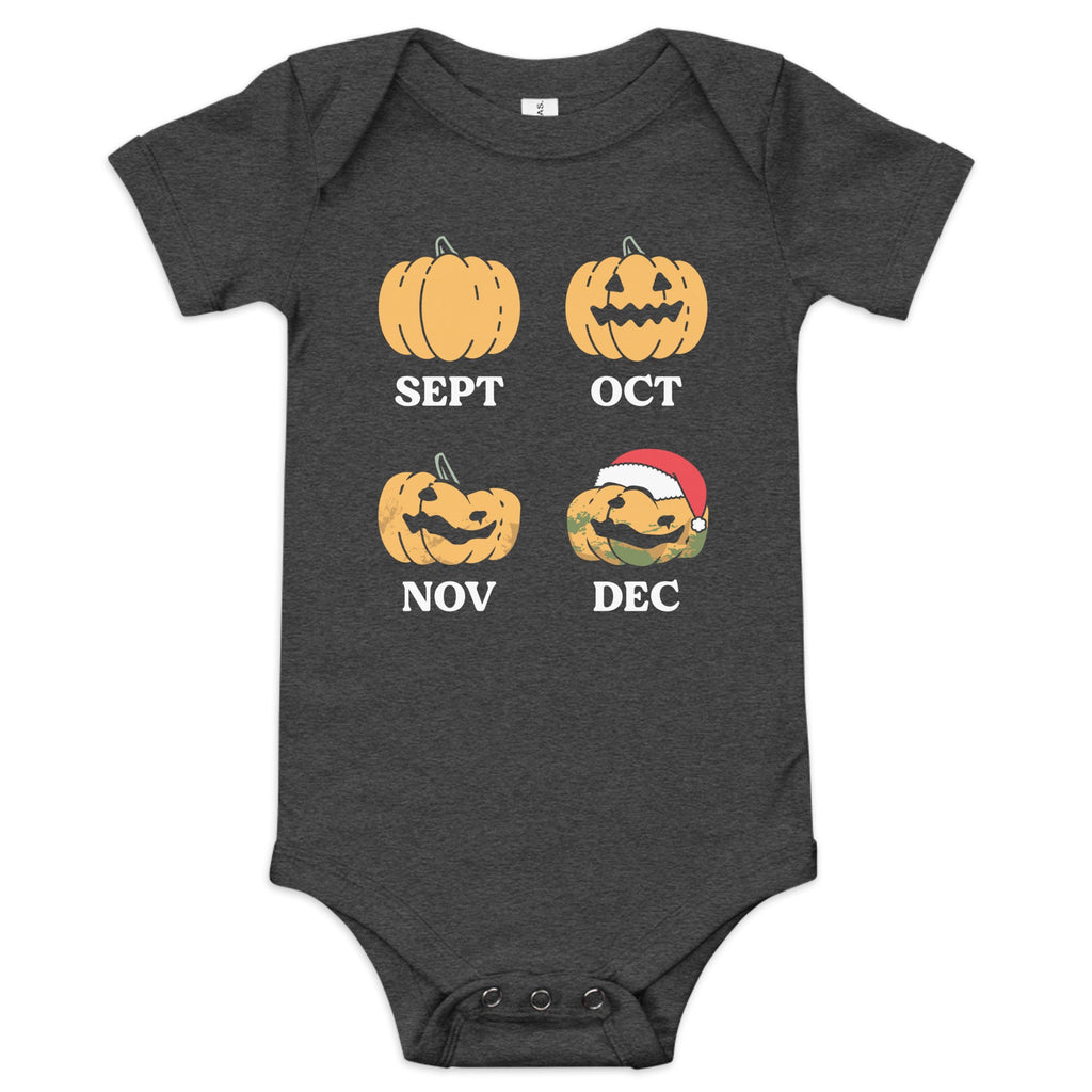 Pumpkin Months Kid's Onesie