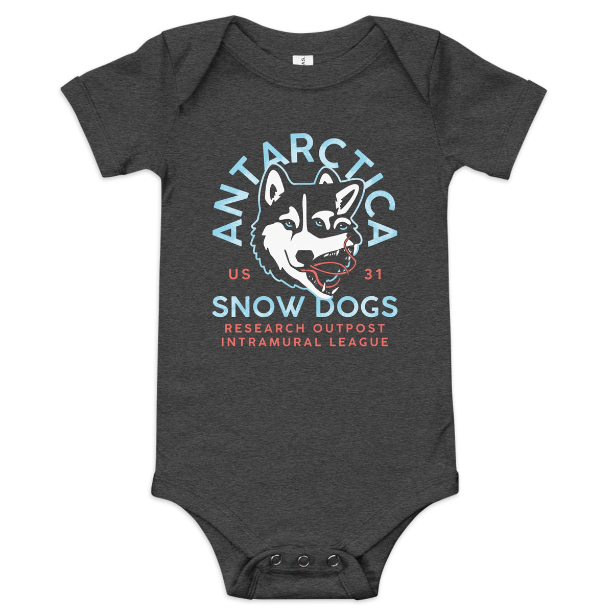 Antarctica Snow Dogs Kid's Onesie