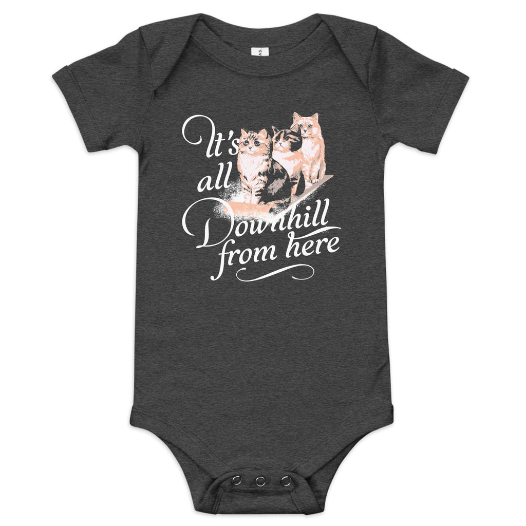 It's All Downhill From Here Kid's Onesie