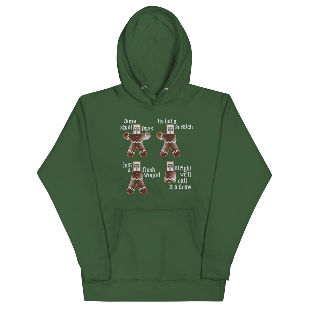 Alright We'll Call It A Draw Gingerbread Unisex Hoodie product image 2