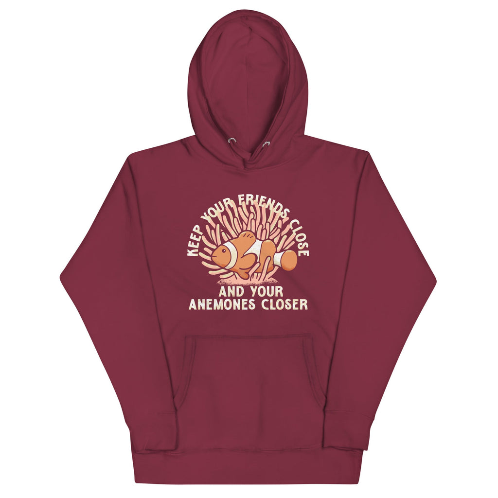 Keep Your Friends Close And Anemones Closer Unisex Hoodie product image 3