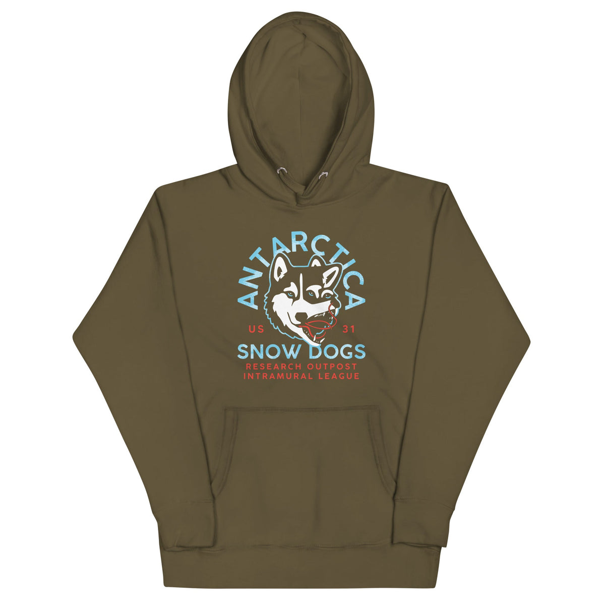 Antarctica Snow Dogs Unisex Hoodie product image 6
