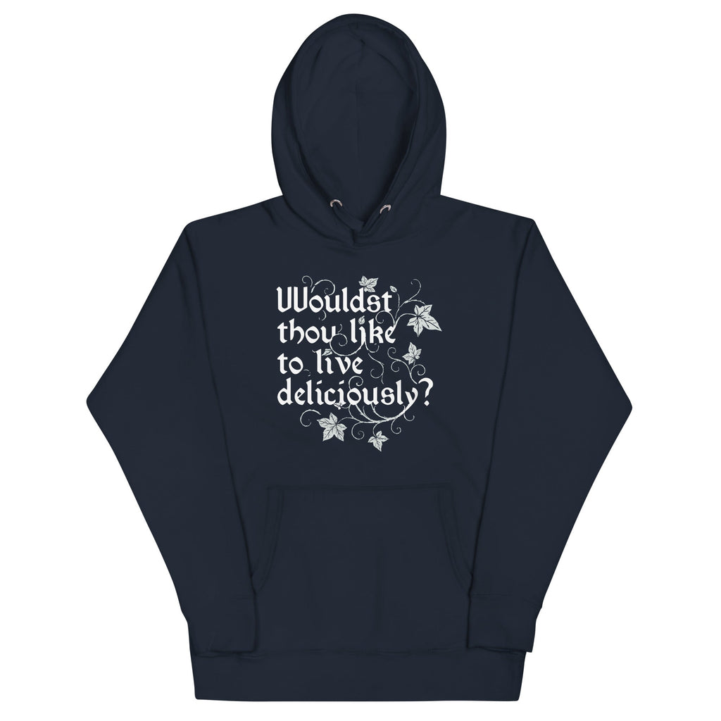 Wouldst Thou Like To Live Deliciously? Unisex Hoodie product image 4
