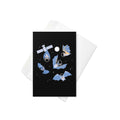 Bats In Space Greeting Card