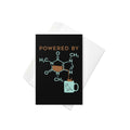 Powered By Caffeine Greeting Card