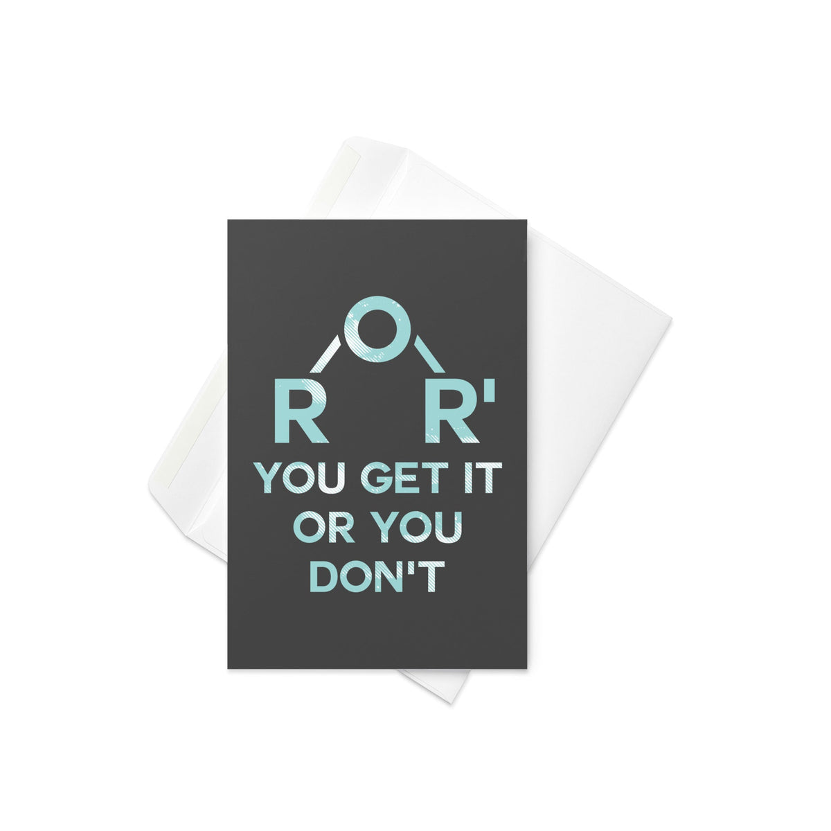 Ether You Get It Or You Don't Greeting Card