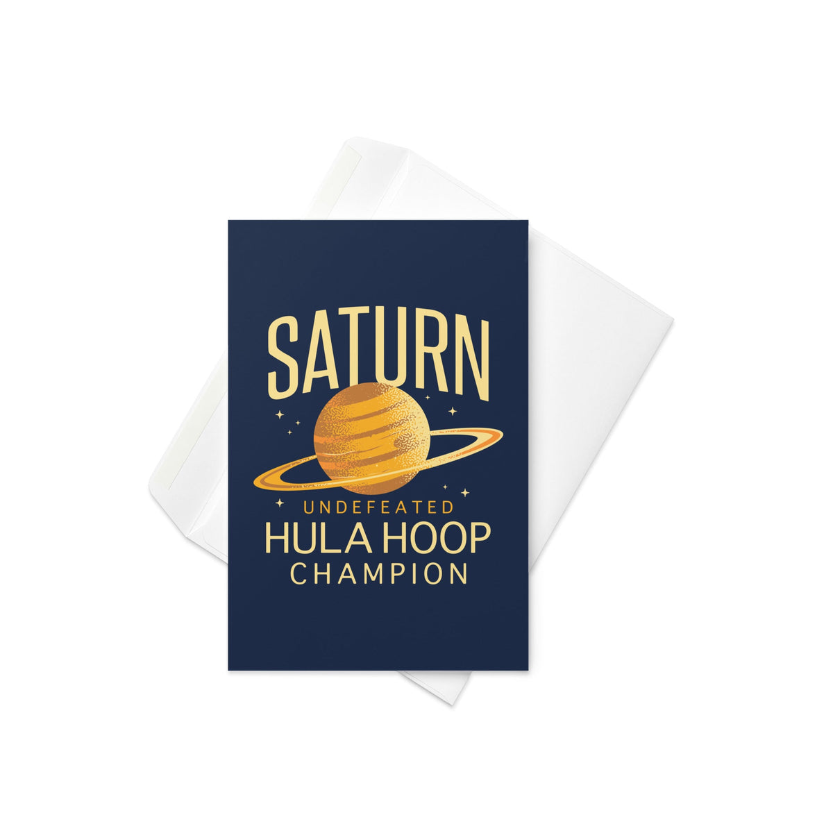 Undefeated Hula Hoop Champion Greeting Card