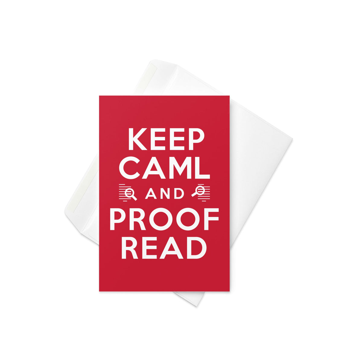 Keep Caml Greeting Card