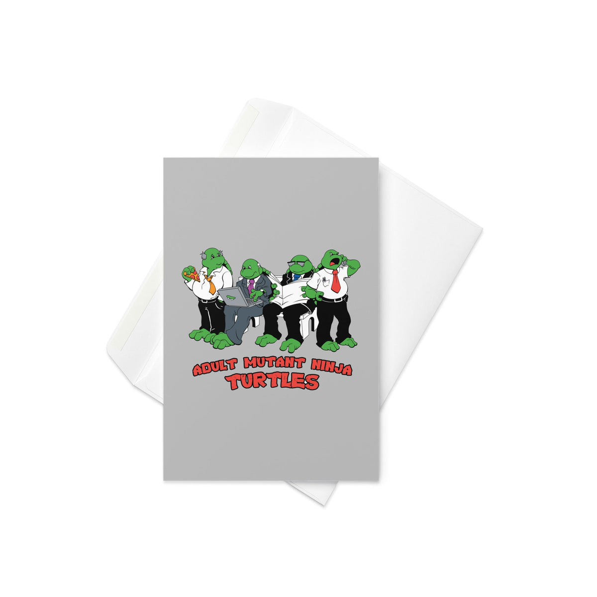 Adult Mutant Ninja Turtles Greeting Card