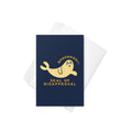 Seal Of Disapproval Greeting Card