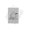 Mine Computer Cat Greeting Card