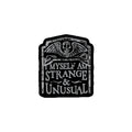 I Myself Am Strange And Unusual Sticker