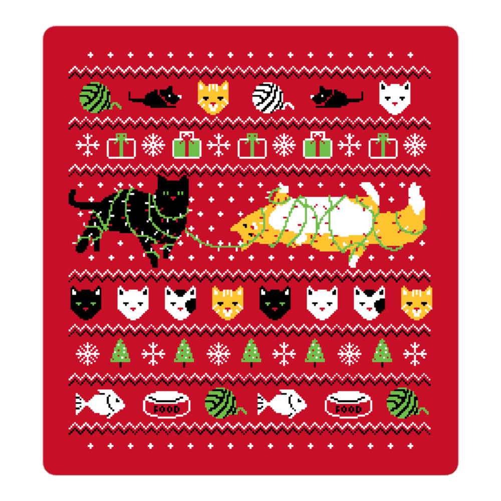 Ugly Cat Sweater Sticker