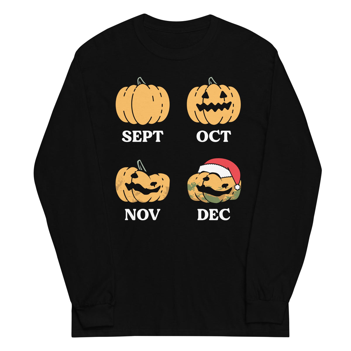 Pumpkin Months Unisex Long Sleeve Tee product image 3
