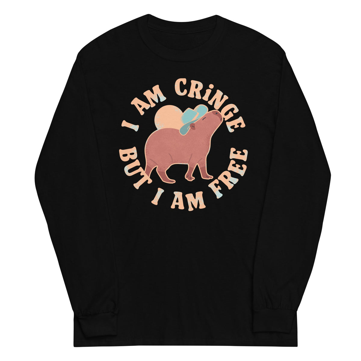 I Am Cringe But I Am Free Unisex Long Sleeve Tee product image 2