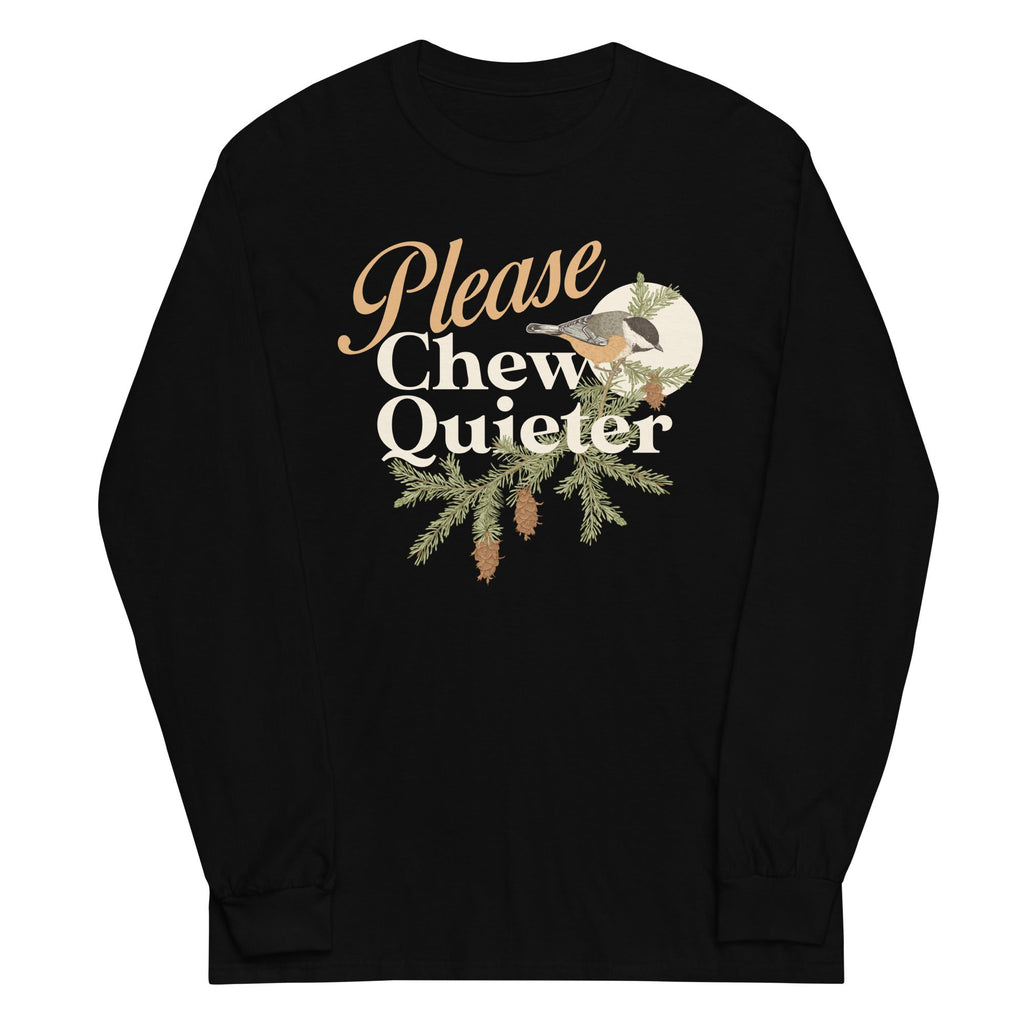 Please Chew Quieter Unisex Long Sleeve Tee product image 2
