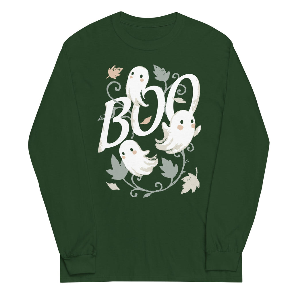 Boo Ghosts Unisex Long Sleeve Tee product image 5