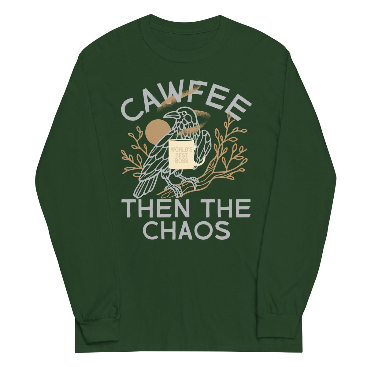 Cawfee Then The Chaos Unisex Long Sleeve Tee product image 4
