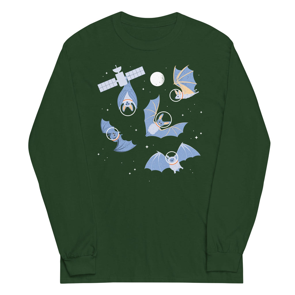 Bats In Space Unisex Long Sleeve Tee product image 4