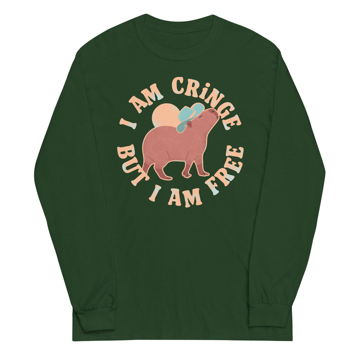 I Am Cringe But I Am Free Unisex Long Sleeve Tee product image 4