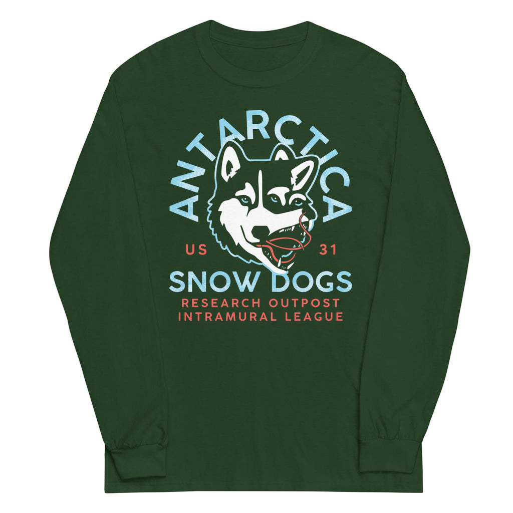 Antarctica Snow Dogs Unisex Long Sleeve Tee product image 4