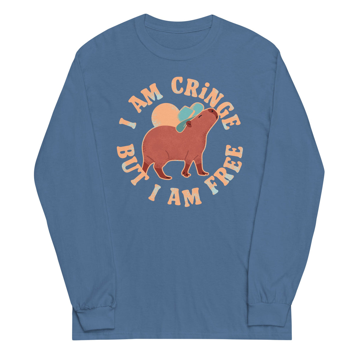 I Am Cringe But I Am Free Unisex Long Sleeve Tee product image 6