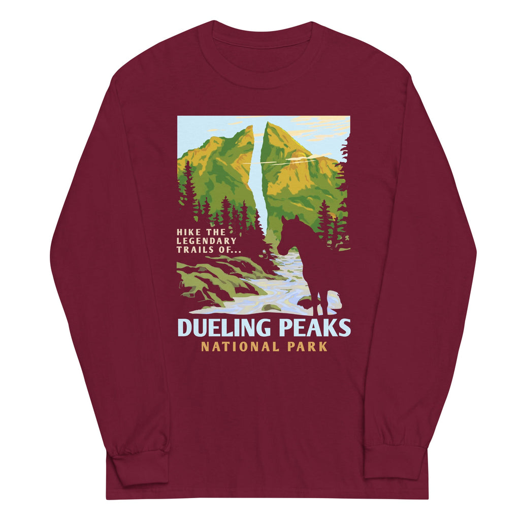 Dueling Peaks National Park Unisex Long Sleeve Tee product image 4