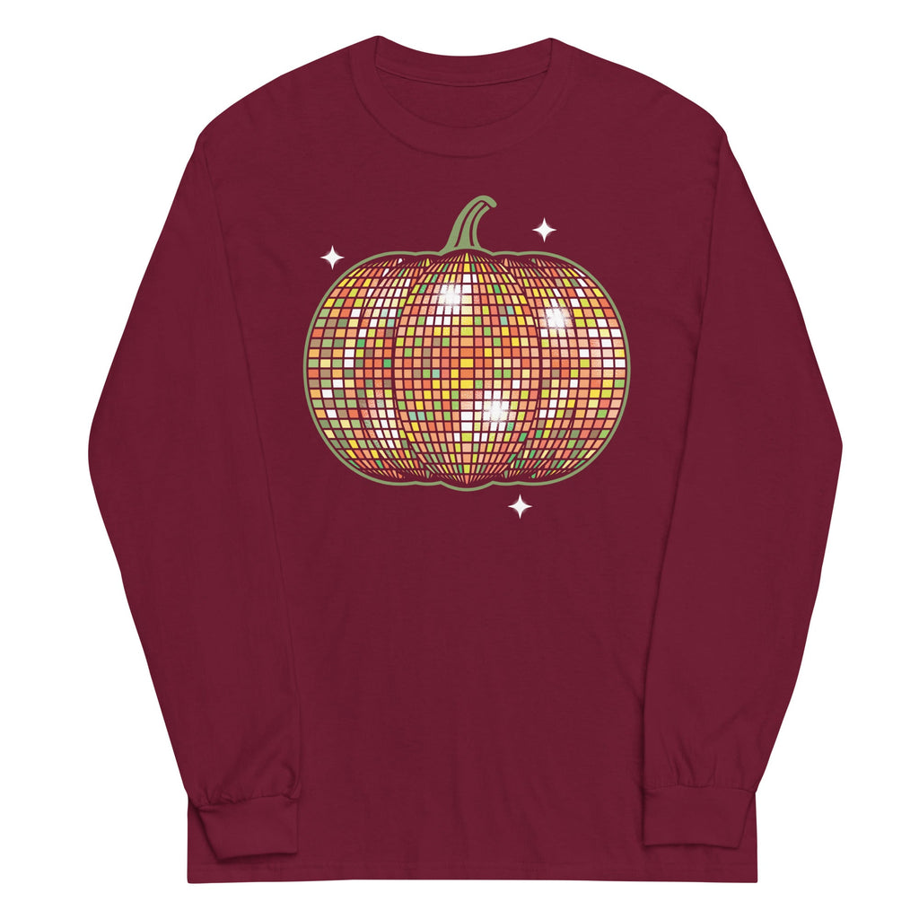Disco Pumpkin Unisex Long Sleeve Tee product image 4