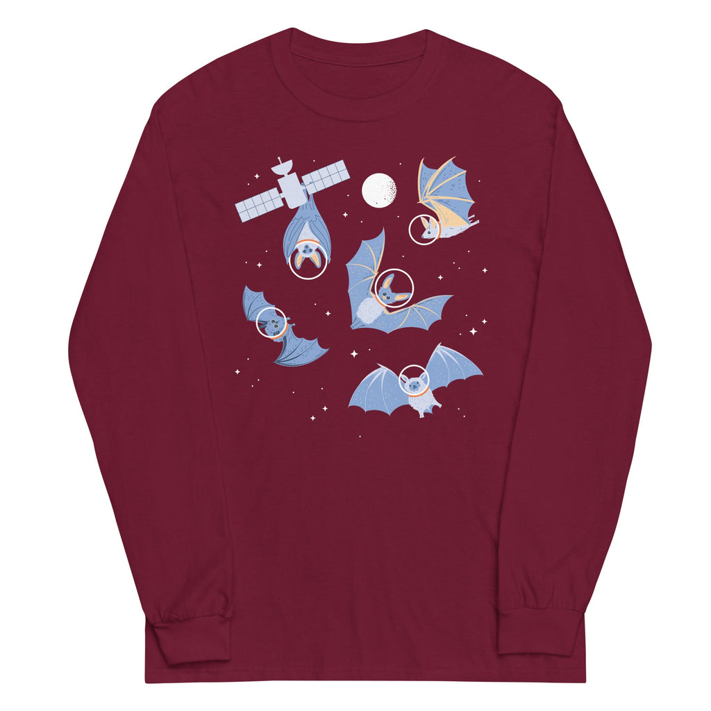 Bats In Space Unisex Long Sleeve Tee product image 3