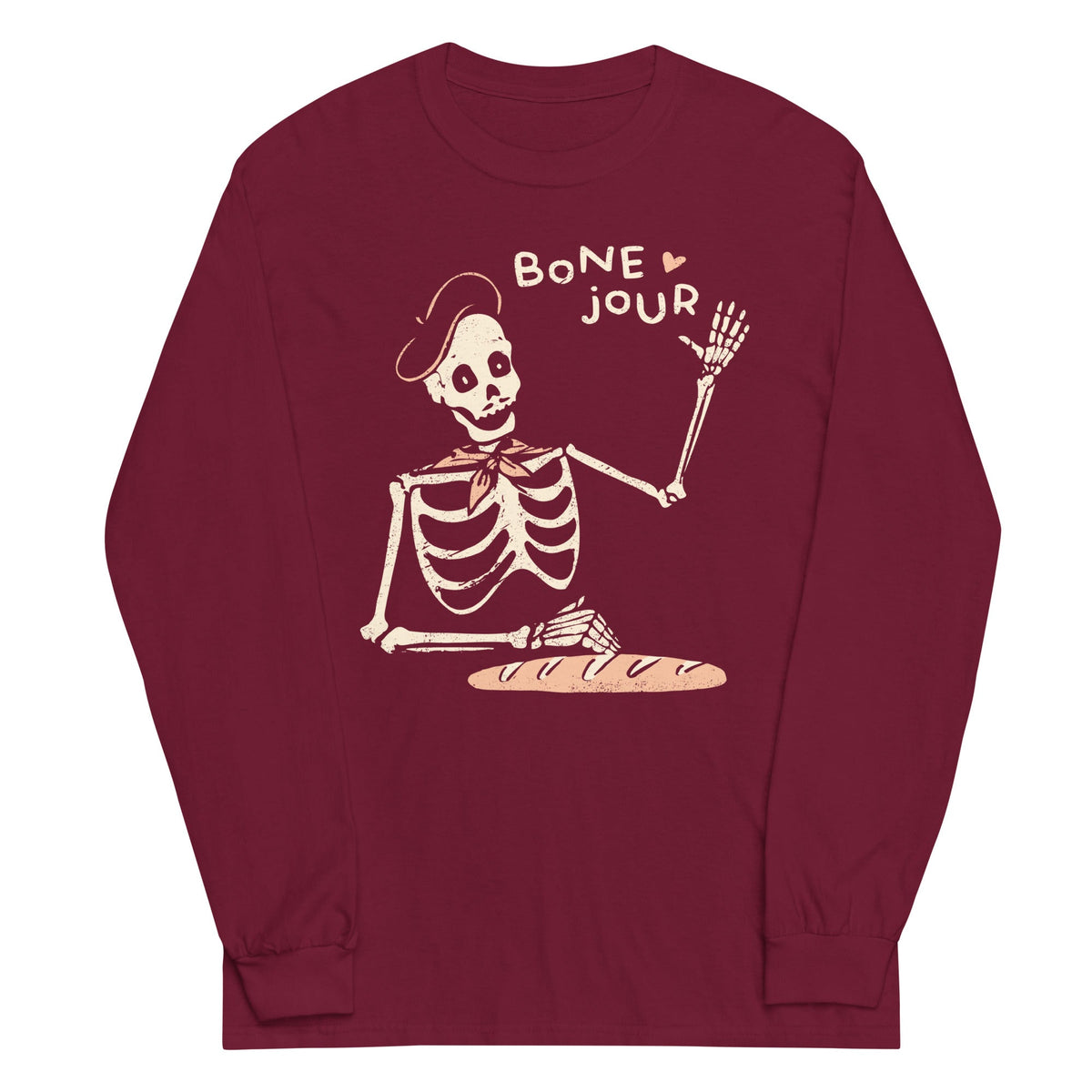 Bone Jour Unisex Long Sleeve Tee product image 3
