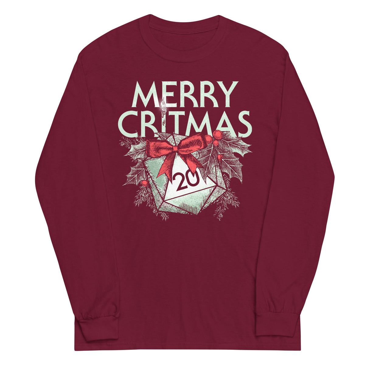 Merry Critmas Unisex Long Sleeve Tee product image 4