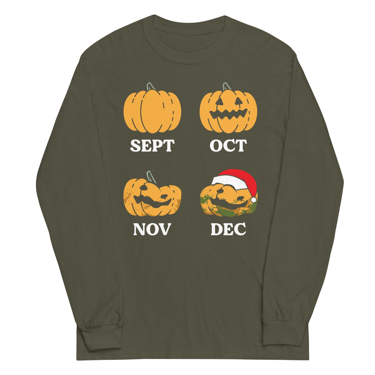 Pumpkin Months Unisex Long Sleeve Tee product image 6