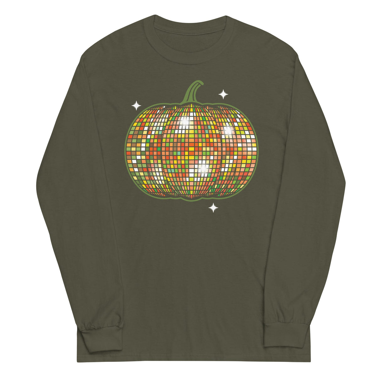 Disco Pumpkin Unisex Long Sleeve Tee product image 5