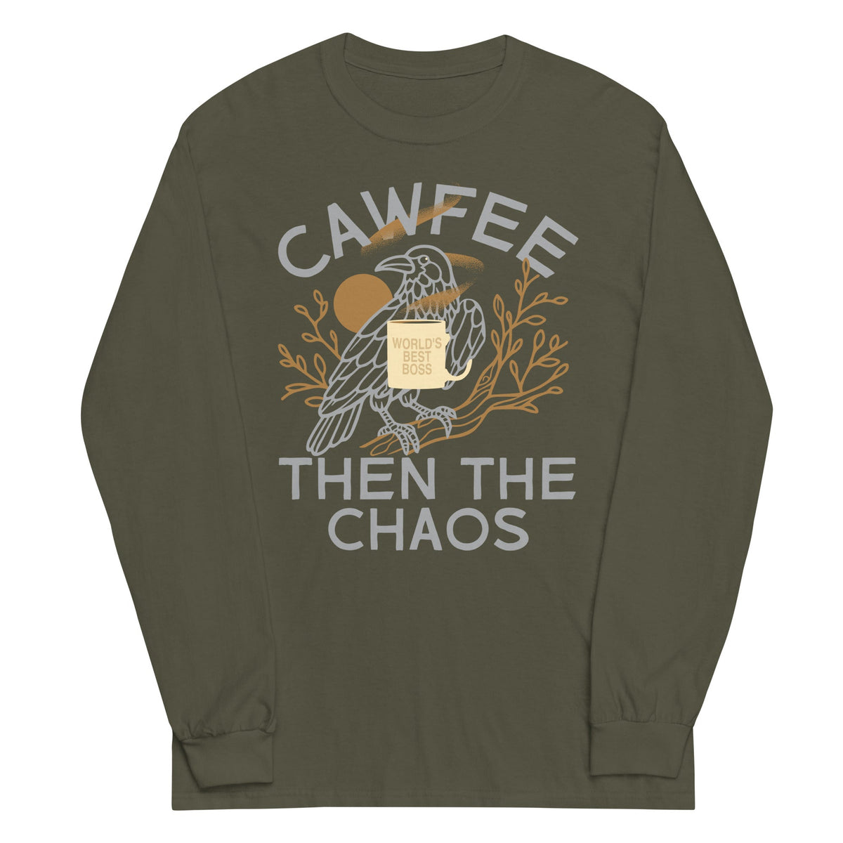 Cawfee Then The Chaos Unisex Long Sleeve Tee product image 5