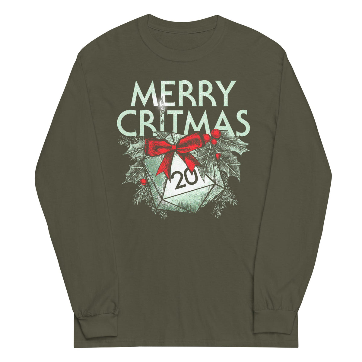 Merry Critmas Unisex Long Sleeve Tee product image 5