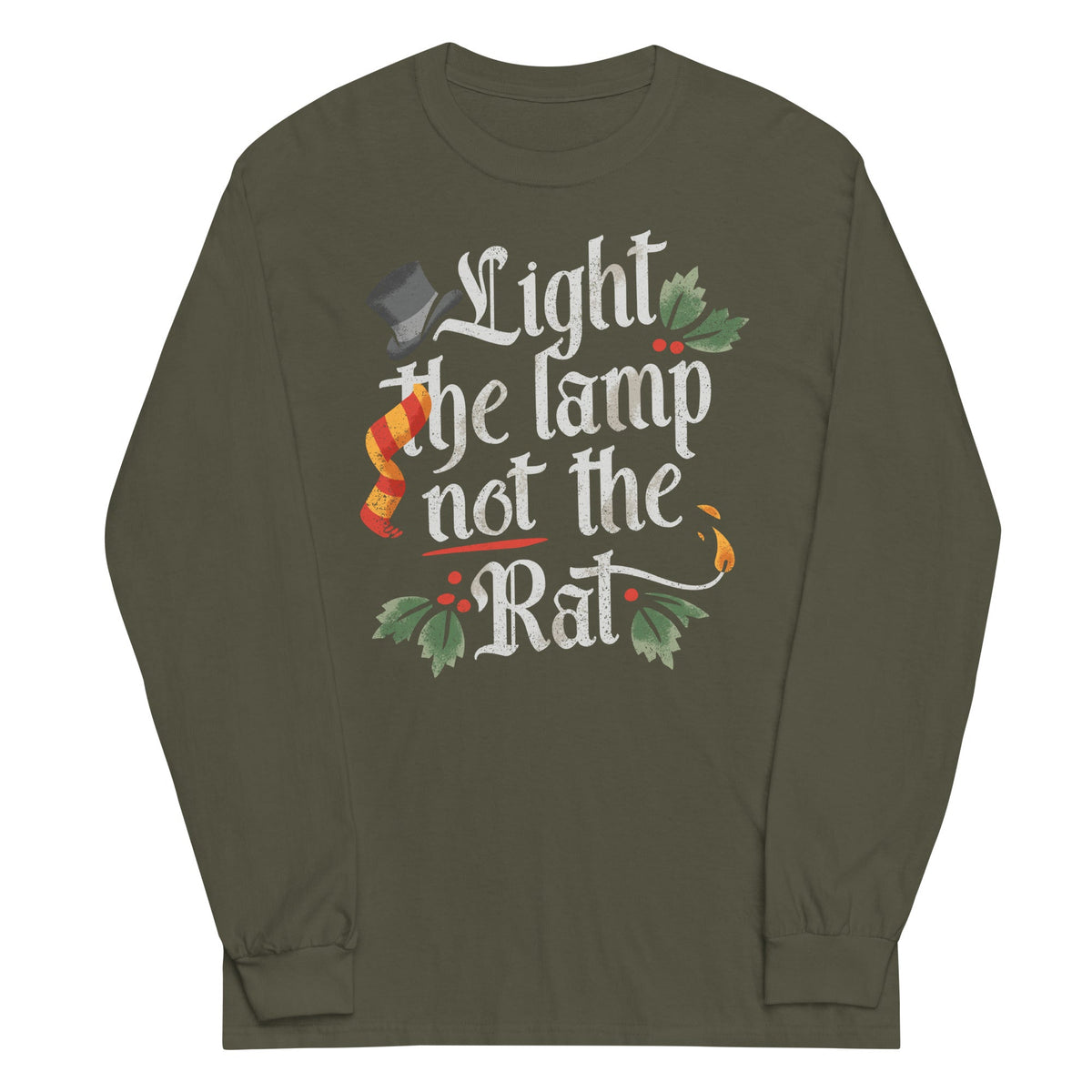 Light The Lamp Not Rat Unisex Long Sleeve Tee product image 6