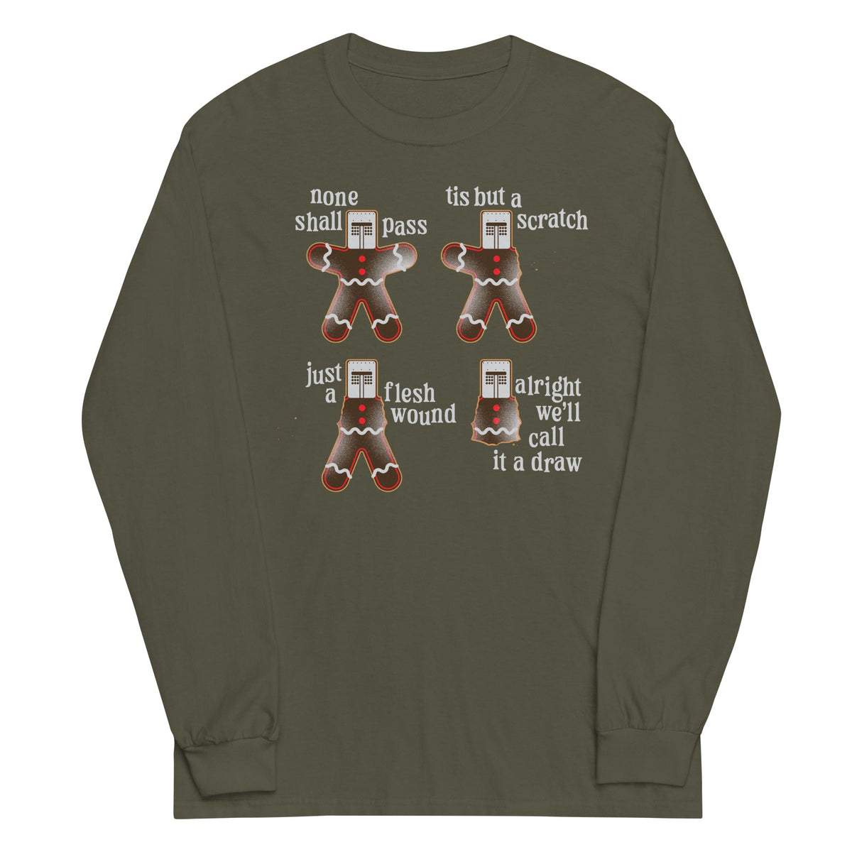 Alright We'll Call It A Draw Gingerbread Unisex Long Sleeve product image 5