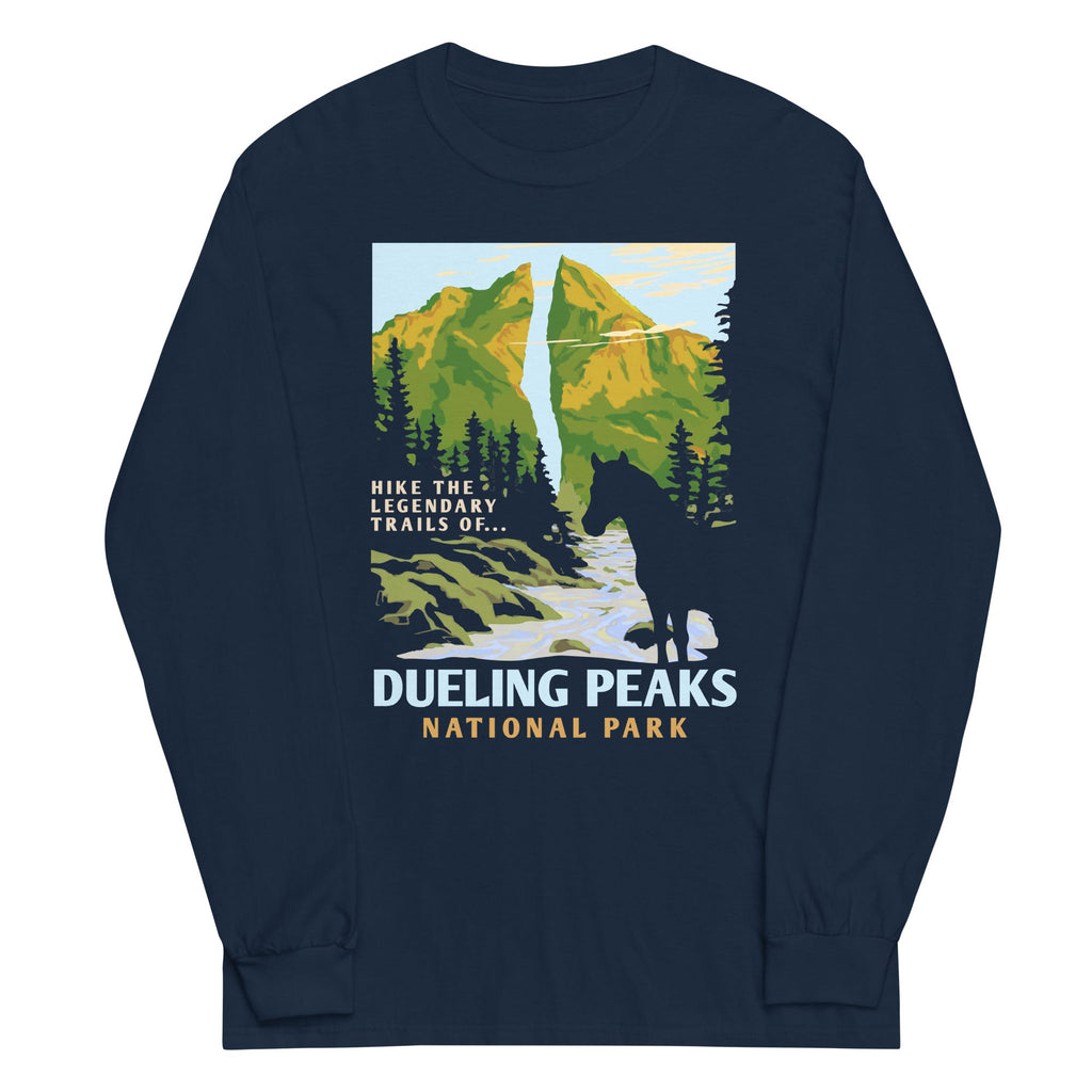 Dueling Peaks National Park Unisex Long Sleeve Tee product image 3