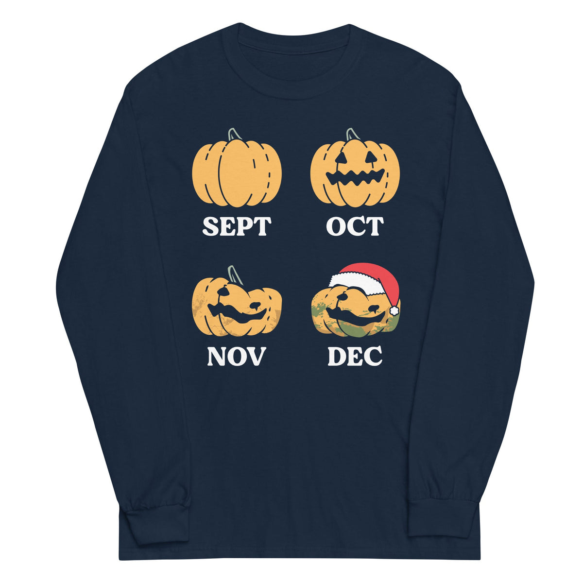 Pumpkin Months Unisex Long Sleeve Tee product image 4