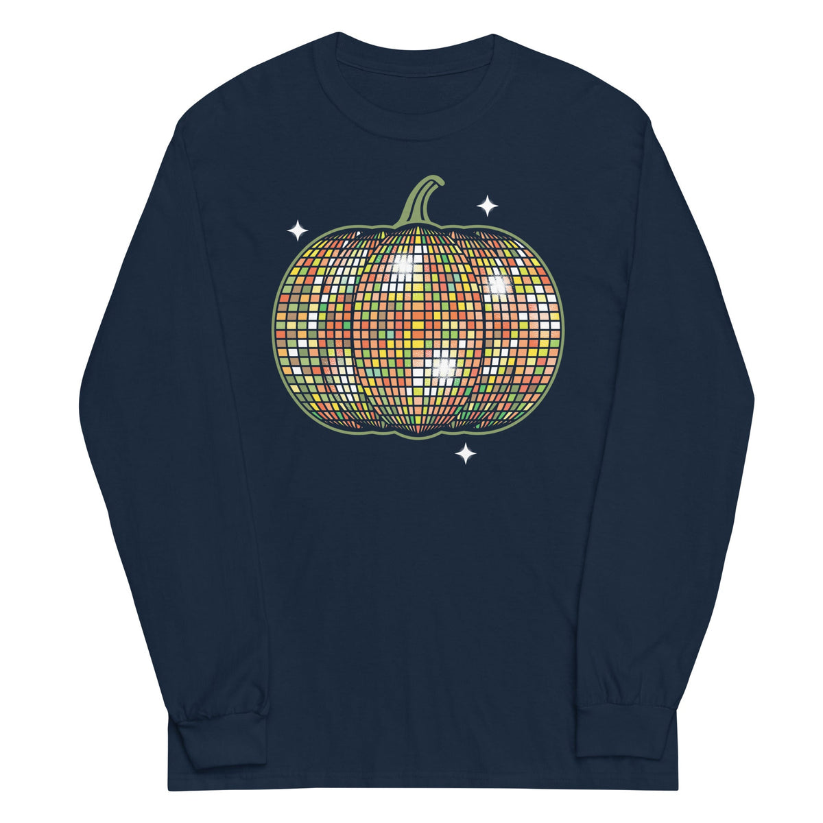 Disco Pumpkin Unisex Long Sleeve Tee product image 3