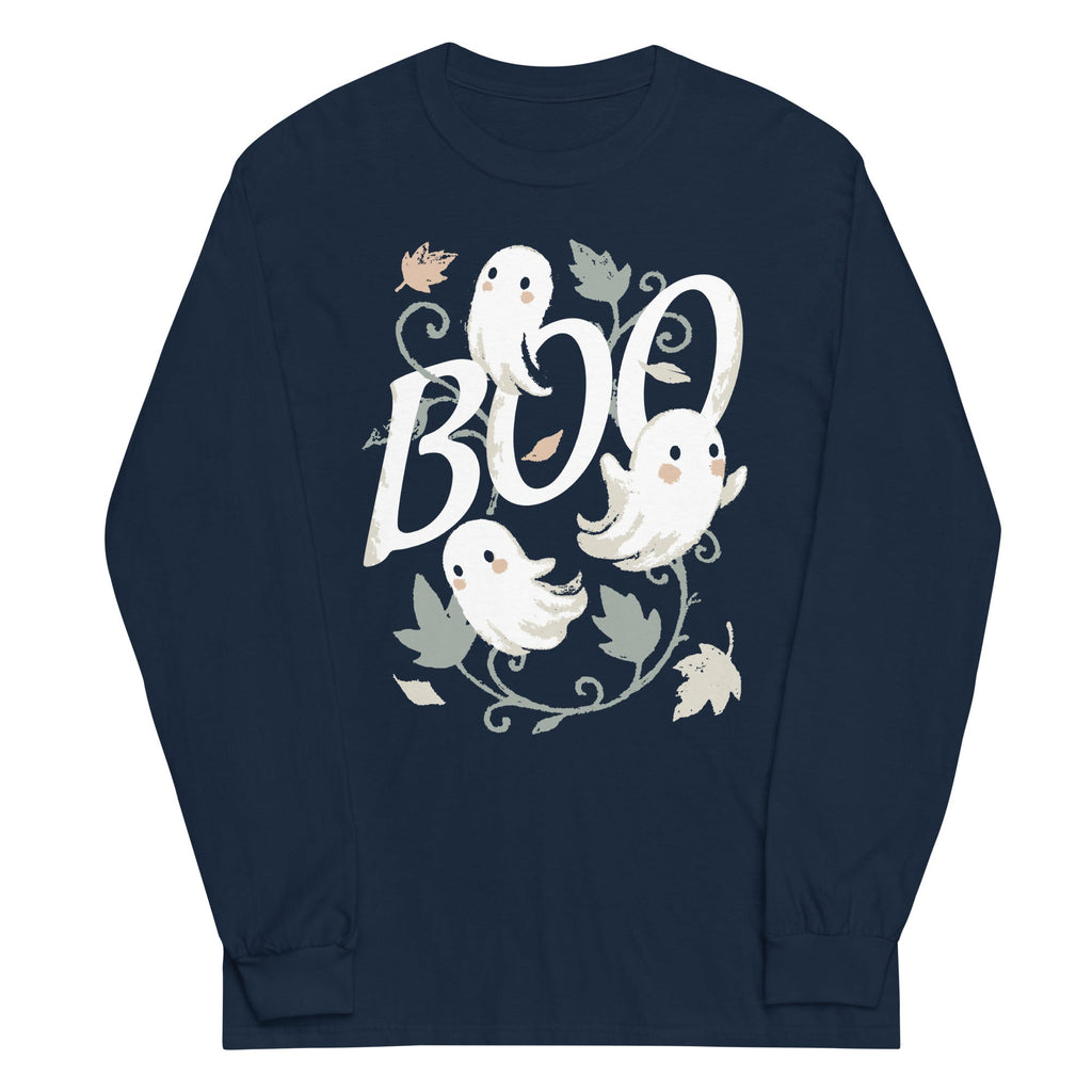 Boo Ghosts Unisex Long Sleeve Tee product image 3
