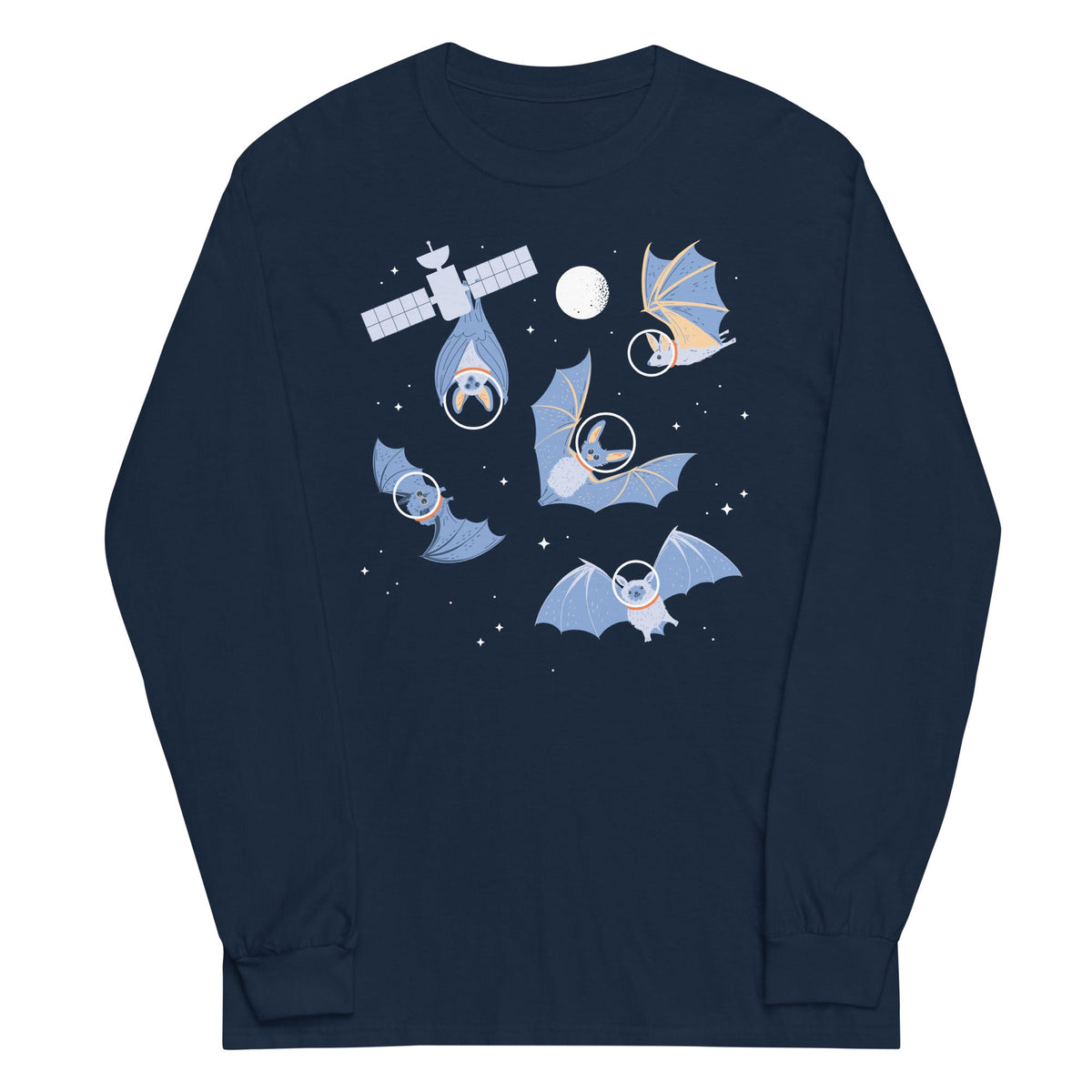 Bats In Space Unisex Long Sleeve Tee product image 2