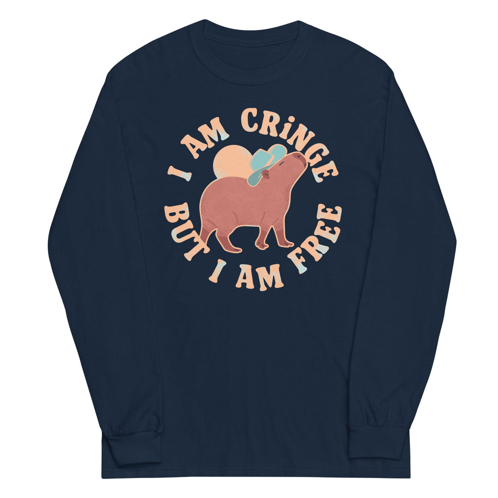 I Am Cringe But I Am Free Unisex Long Sleeve Tee product image 1