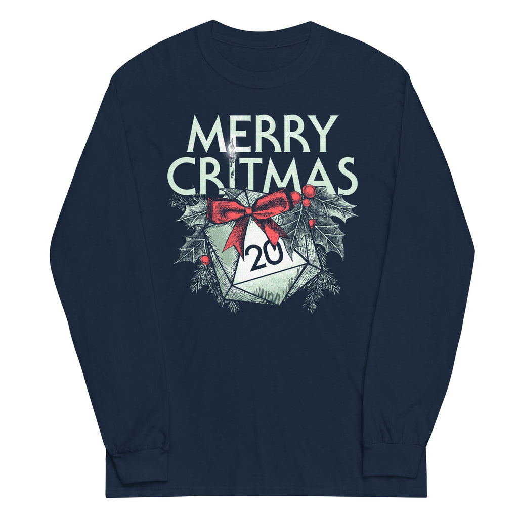 Merry Critmas Unisex Long Sleeve Tee product image 3