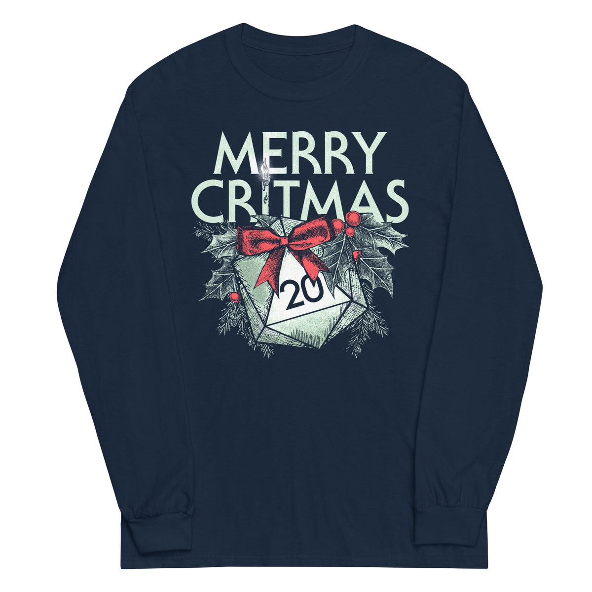 Merry Critmas Unisex Long Sleeve Tee product image 3