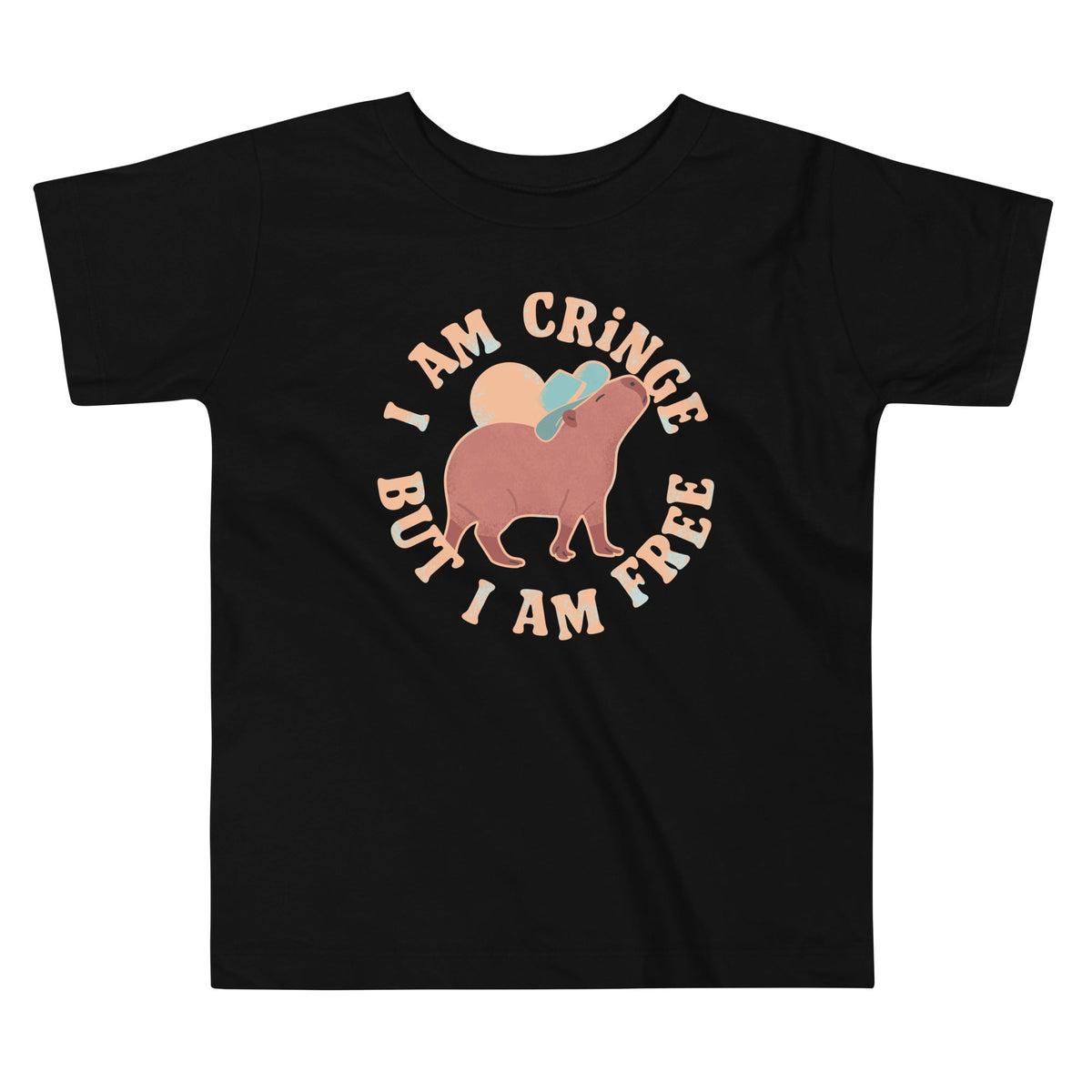 I Am Cringe But I Am Free Kid's Toddler Tee product image 1
