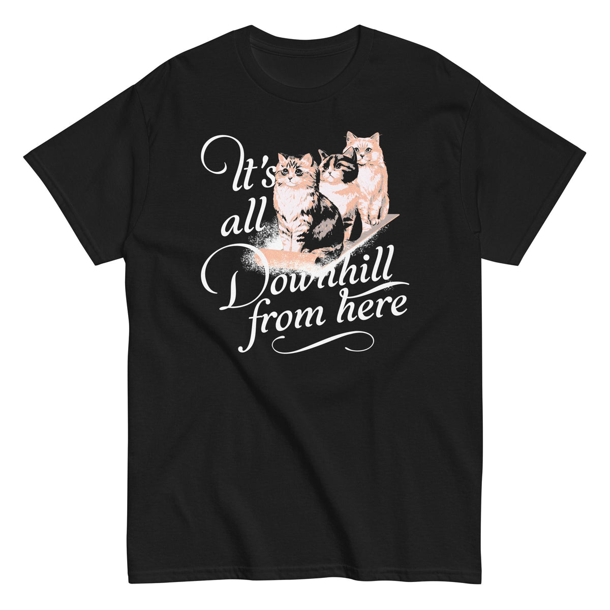It's All Downhill From Here Men's Classic Tee product image 1